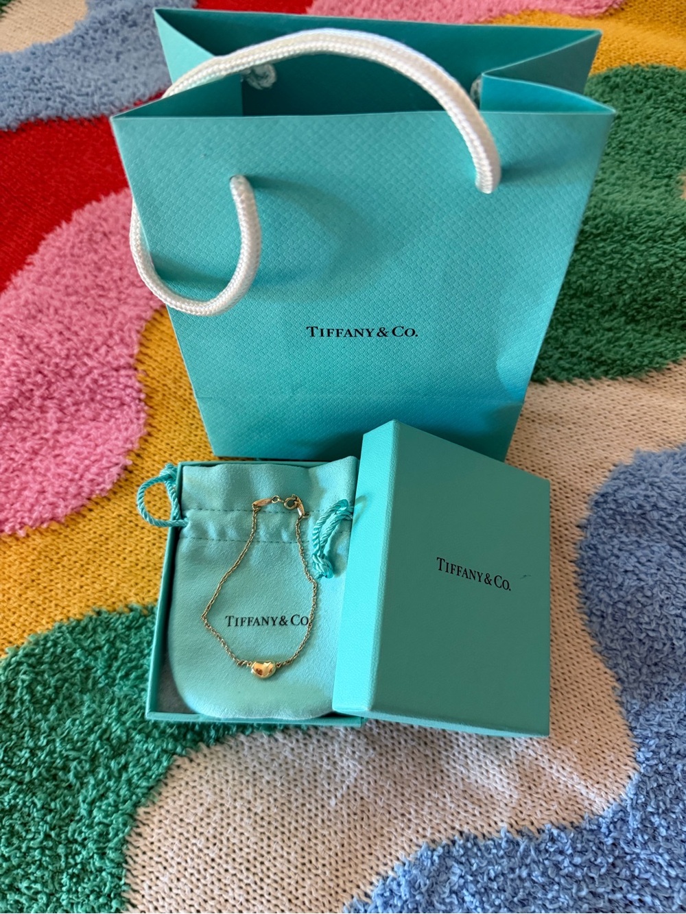 Tiffany & Co. Bean 18kt Gold Bracelet